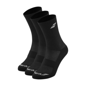 Medias Babolat Negro x 3  9.5/11.5