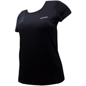 Camiseta Basica Cuello Redondo Negra L