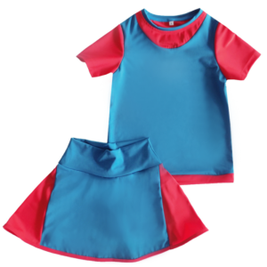 Conjunto Ace Niña Azul/Rojo Talla 14