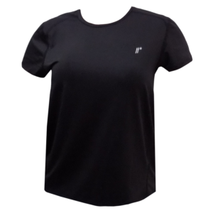 Camiseta Basica Cuello Redondo Negra S