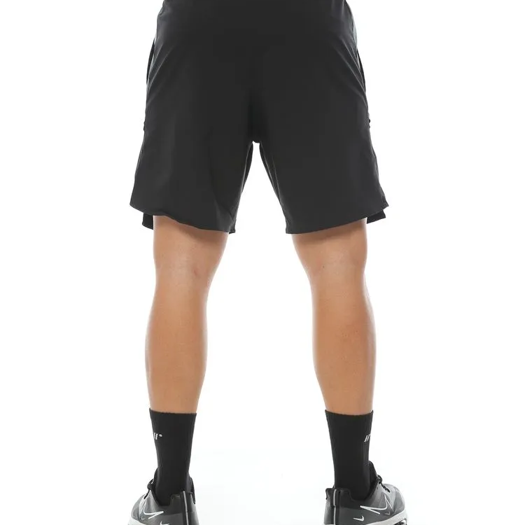 Pantaloneta Racket Negro/Verde - Image 2