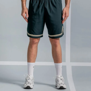 Pantaloneta Racket - Verde Lineas
